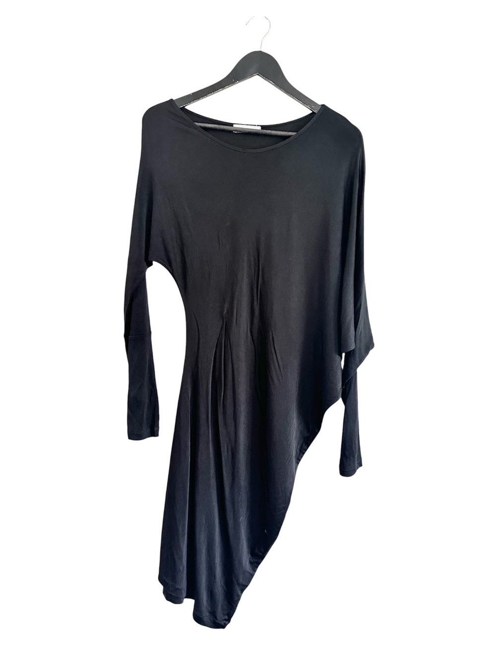 Samsoe Samsoe Amarylis Asymmetric Black Dress Size Medium